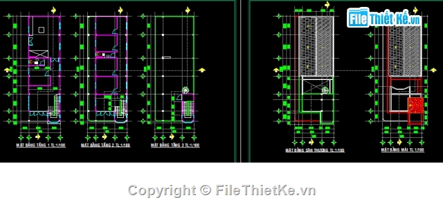 File cad,mặt bằng,ứng dụng,file cad mặt bằng,File Auto cad,Nhà lầu 4x17.3m